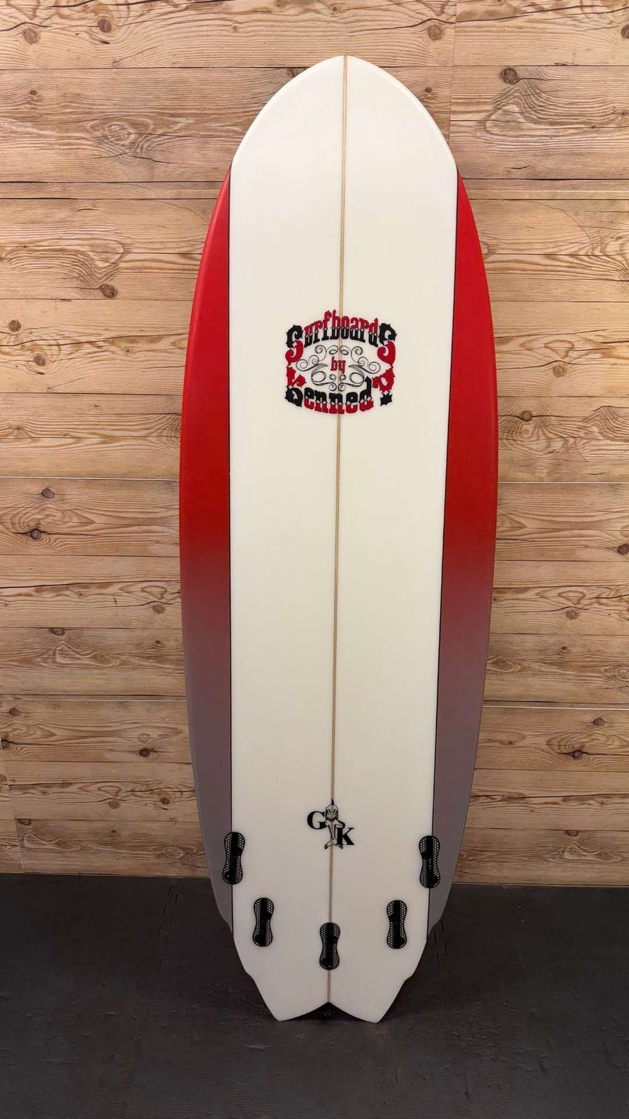 5 Fin Winged Swallow Tail 5'8", photo 3