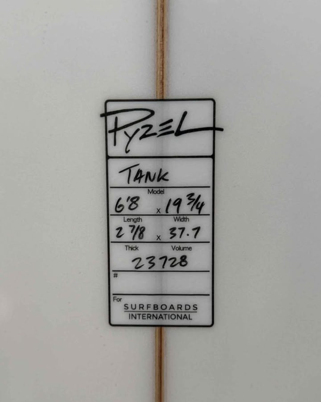 Pyzel Tank 6'8", photo 3