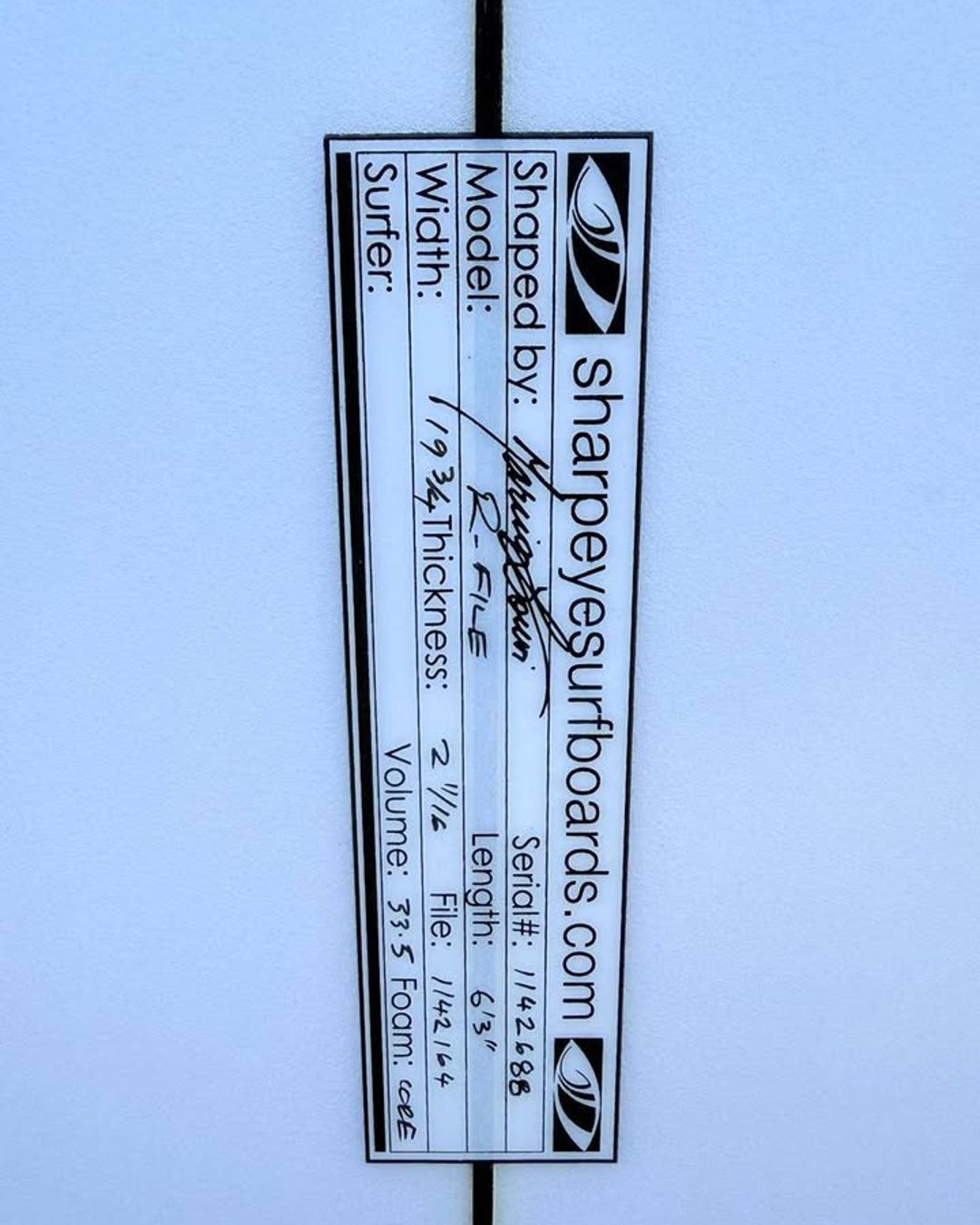 Sharp Eye R-File 6'3 33.5L, photo 3