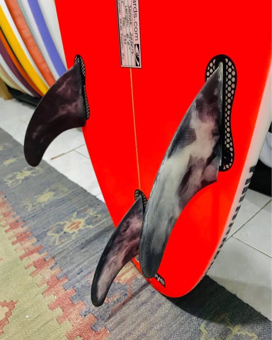 Sharp Eye HT2 6'0 27.4L, Kanoa Igarashi label, photo 3