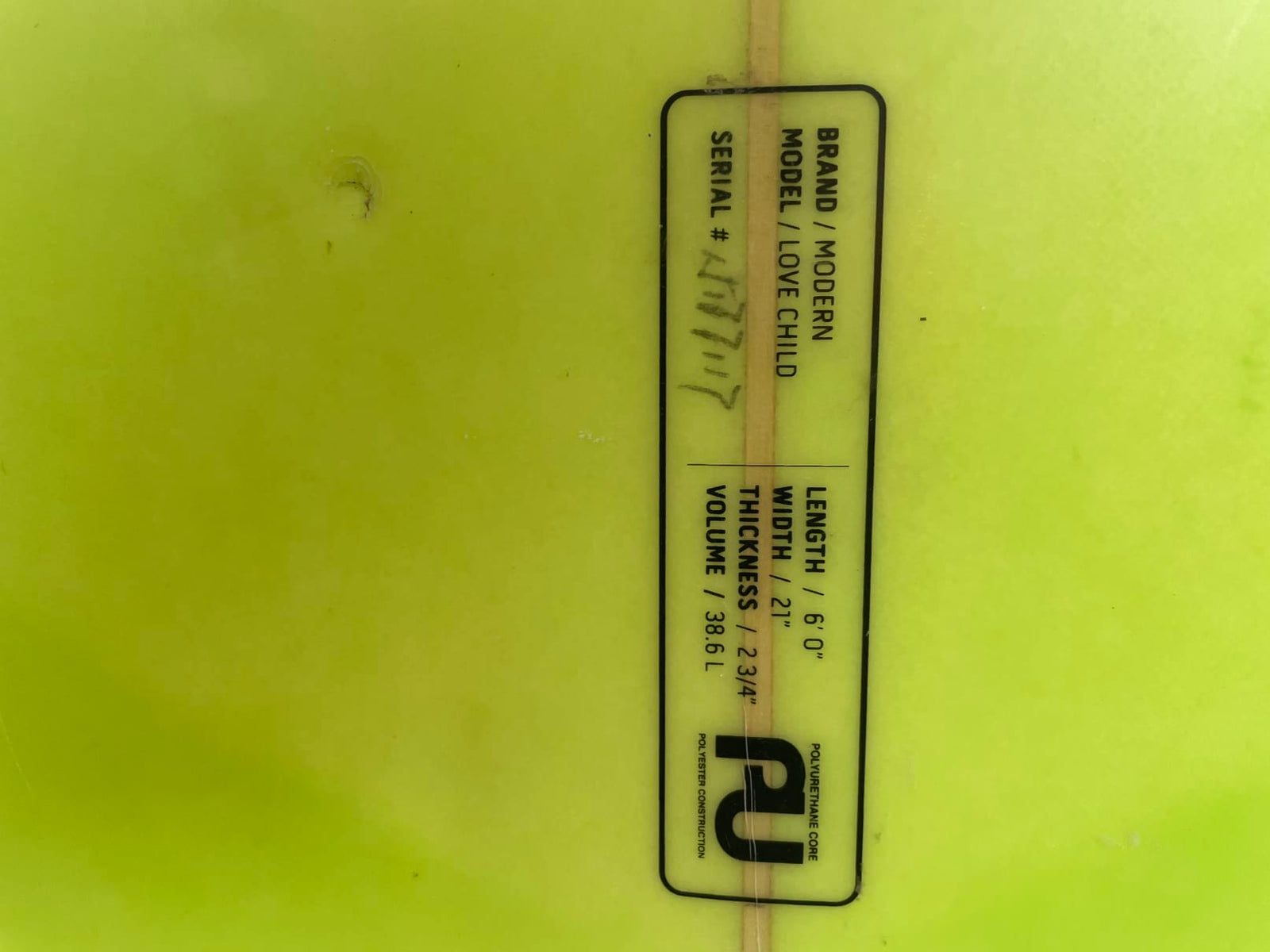 Modern Love Child 6'0'' | 38.6 L, photo 3