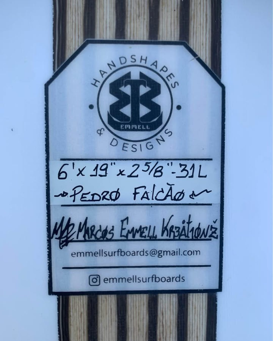 EMMELL 6'0 31L carbon deck, photo 3