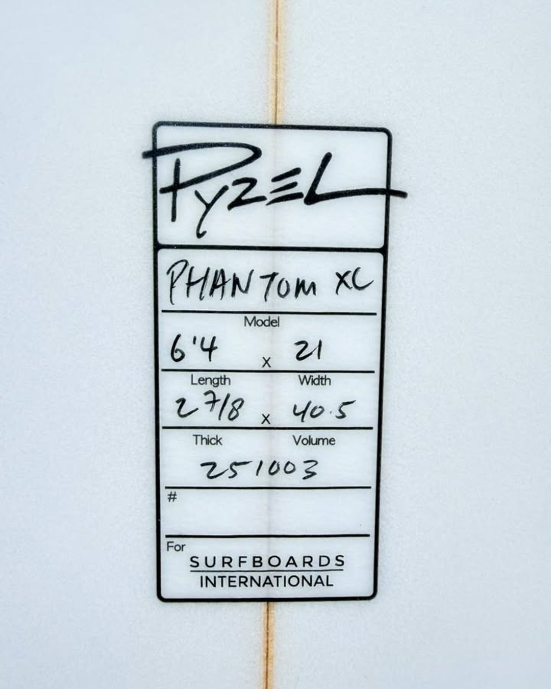 Pyzel Phantom XL 6'4 40.5L, photo 3