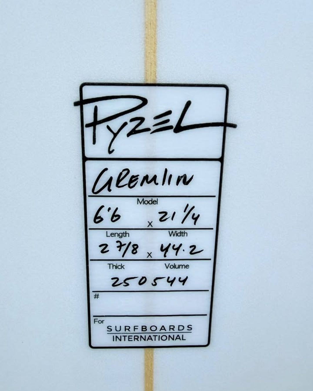Pyzel Gremlin 6'6 44.2L, photo 3