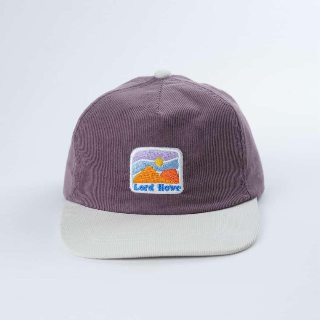 Spirulina Wanders Lord Howe Purple Corduroy Cap, photo 1