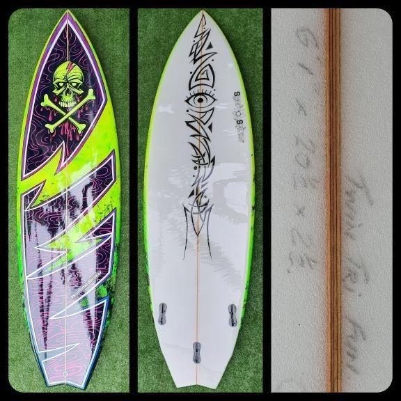 6’1 SurfSticks airbrushed NEW