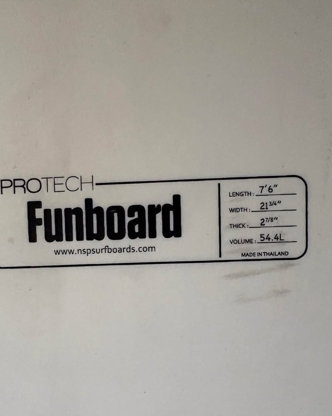 NSP Protech Funboard 7'6", photo 3