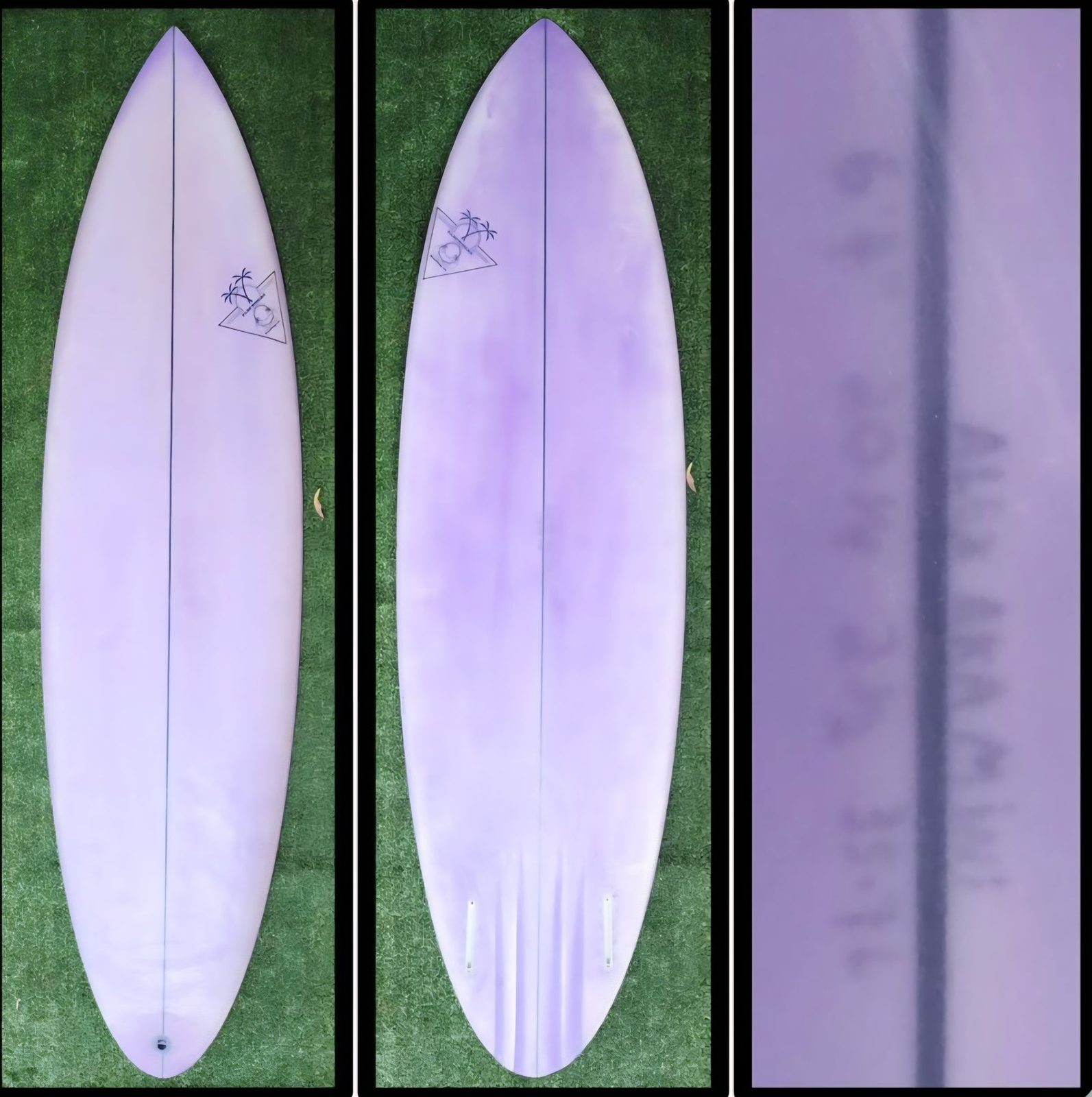 6'4 ElsewhereSurfingCo Chanel Bottom Twin