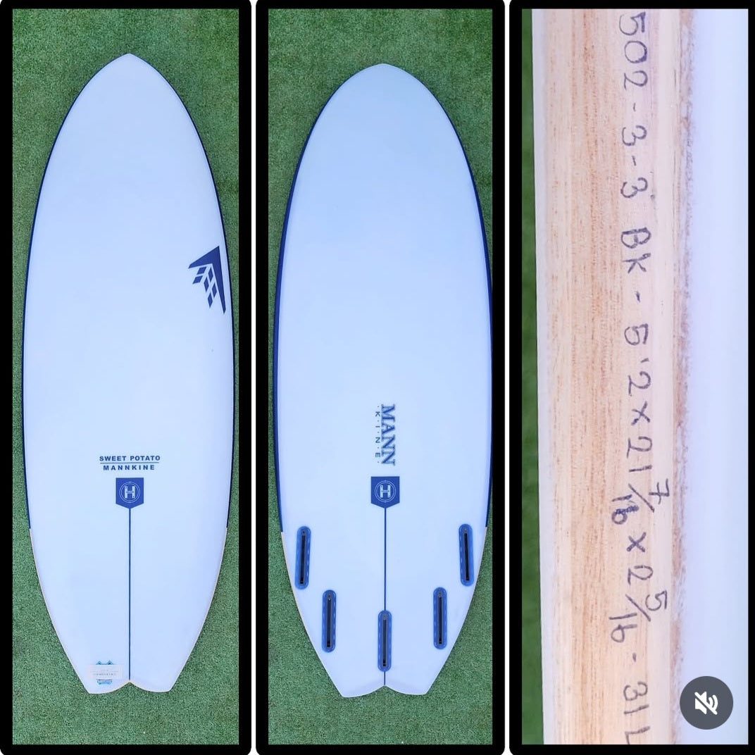 5'2 Firewire 5Fin Future EPS Sweet Potato Mannkine New