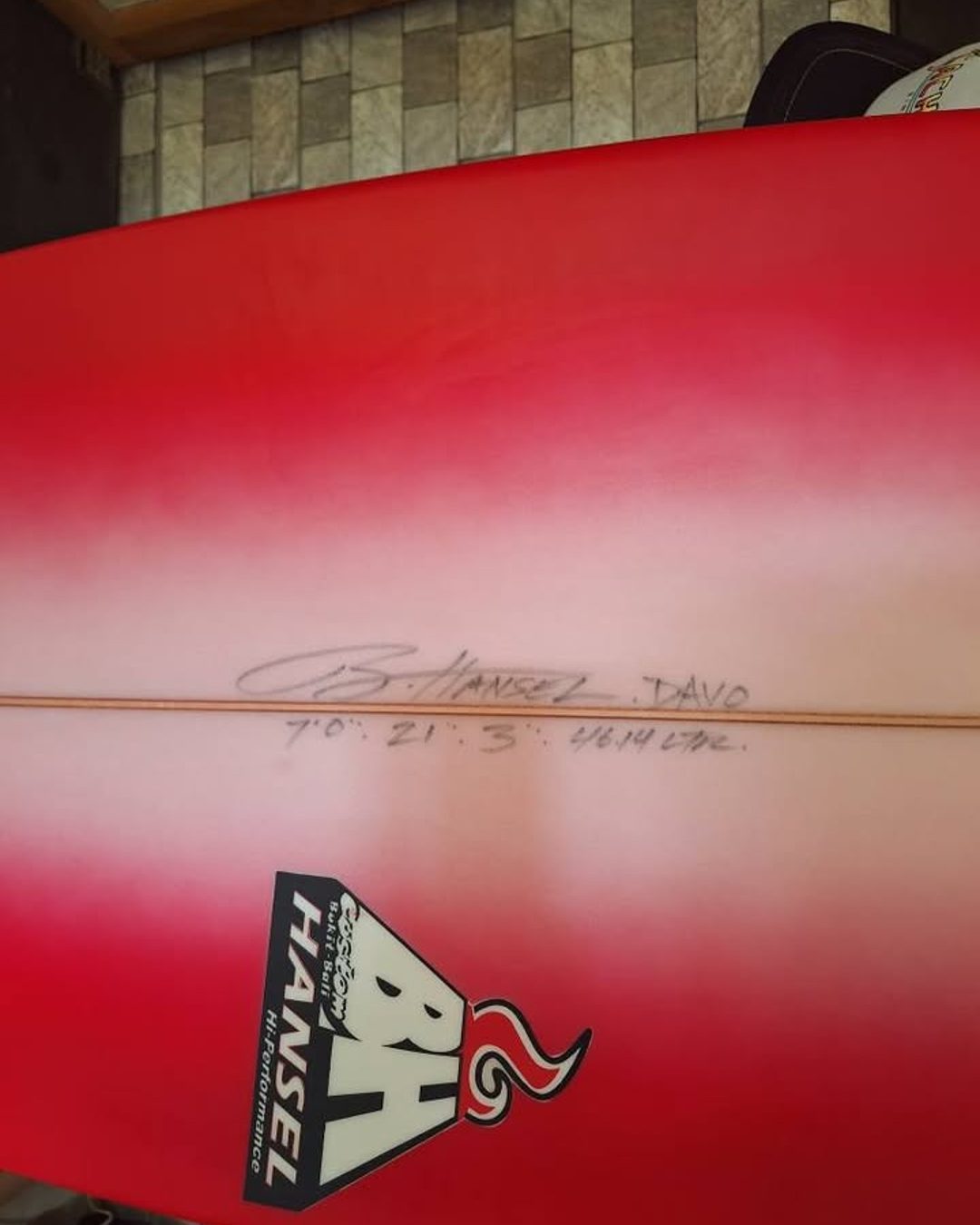 Bruce Hansel 7'0 round tail, photo 2