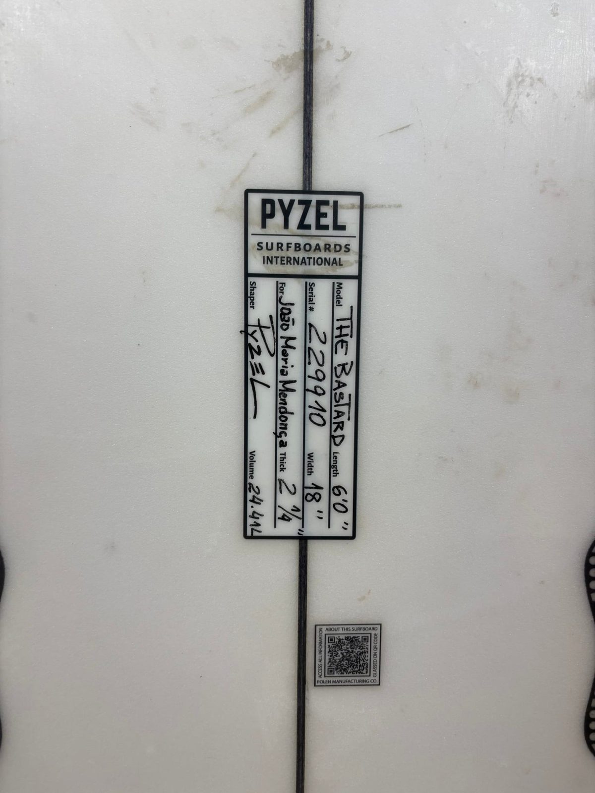 Pyzel The Bastard 6'0'' | 24.41 L, photo 3