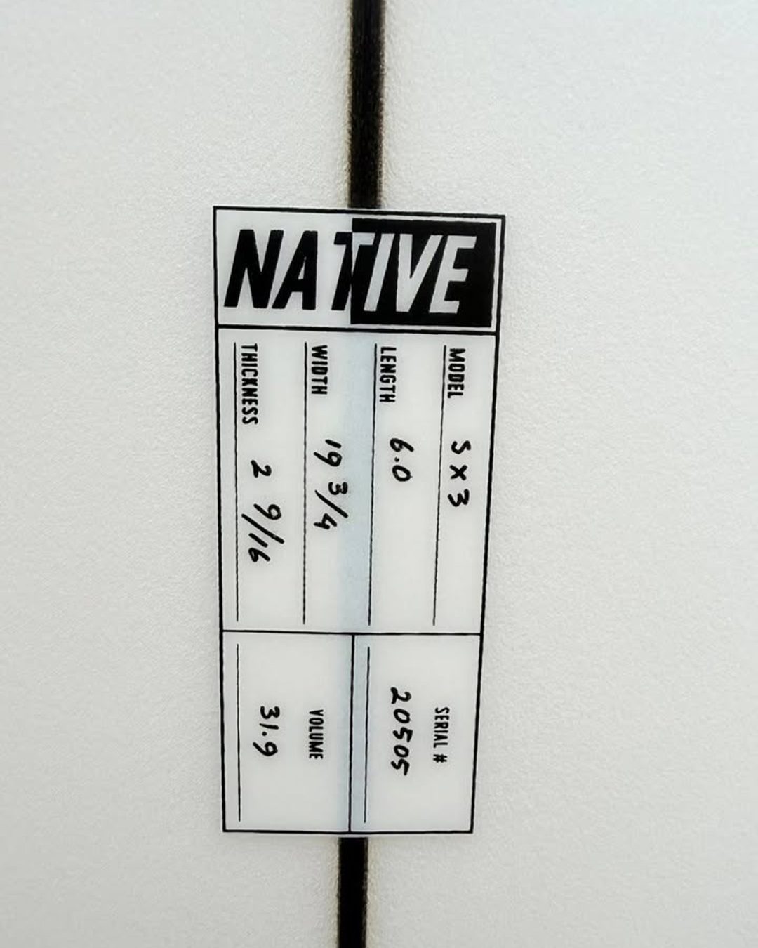 Native surfboard, unridden, photo 3