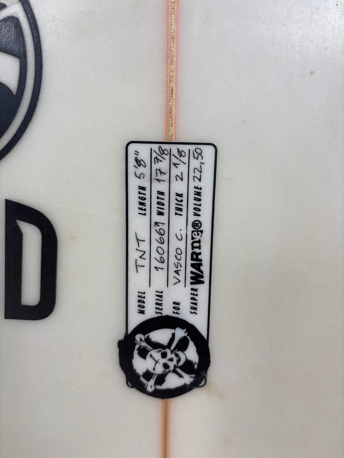 Warner TNT 5'8'' | 22.5 L, photo 3