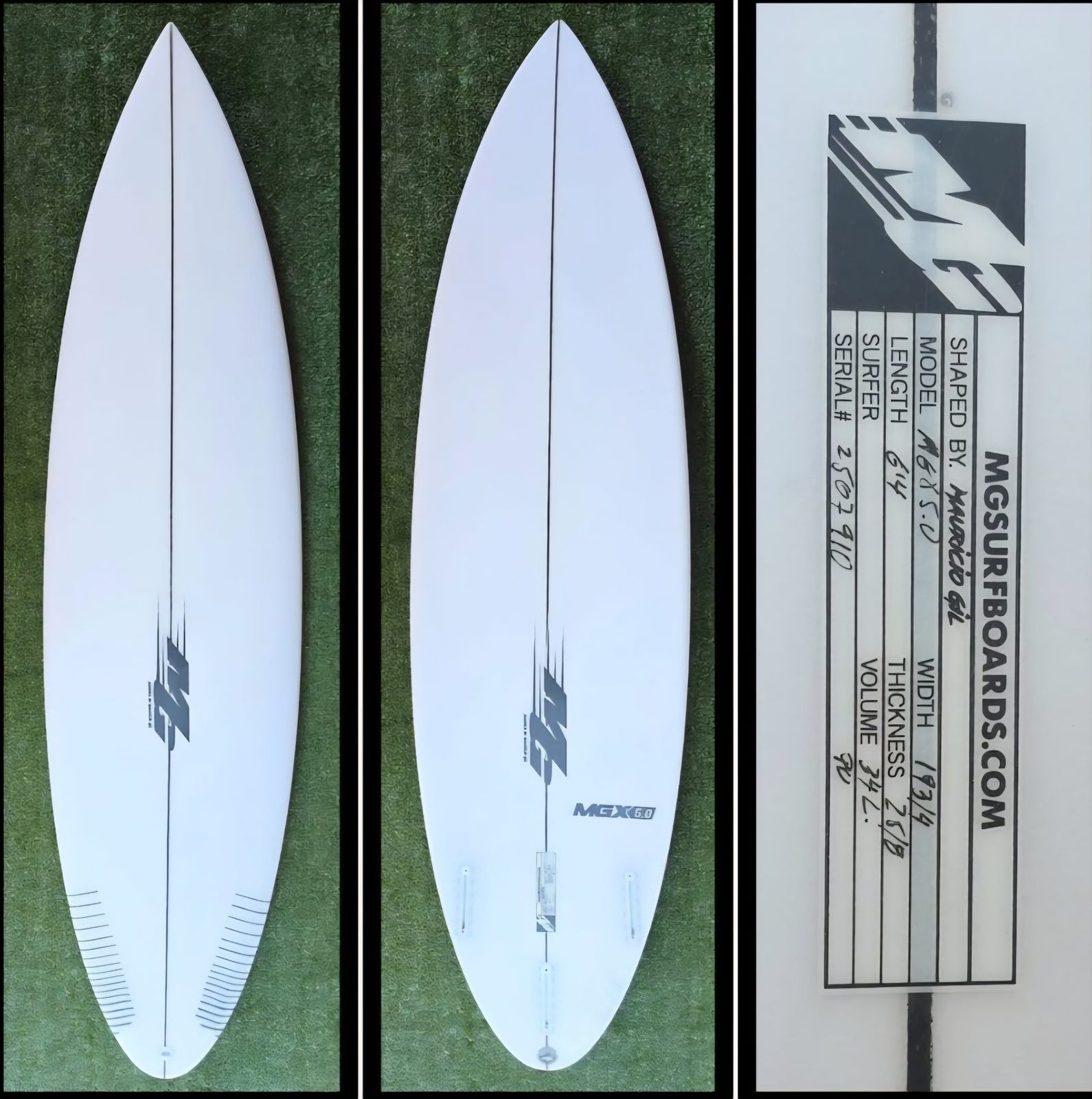 6'4 MG MGX5.0 Model