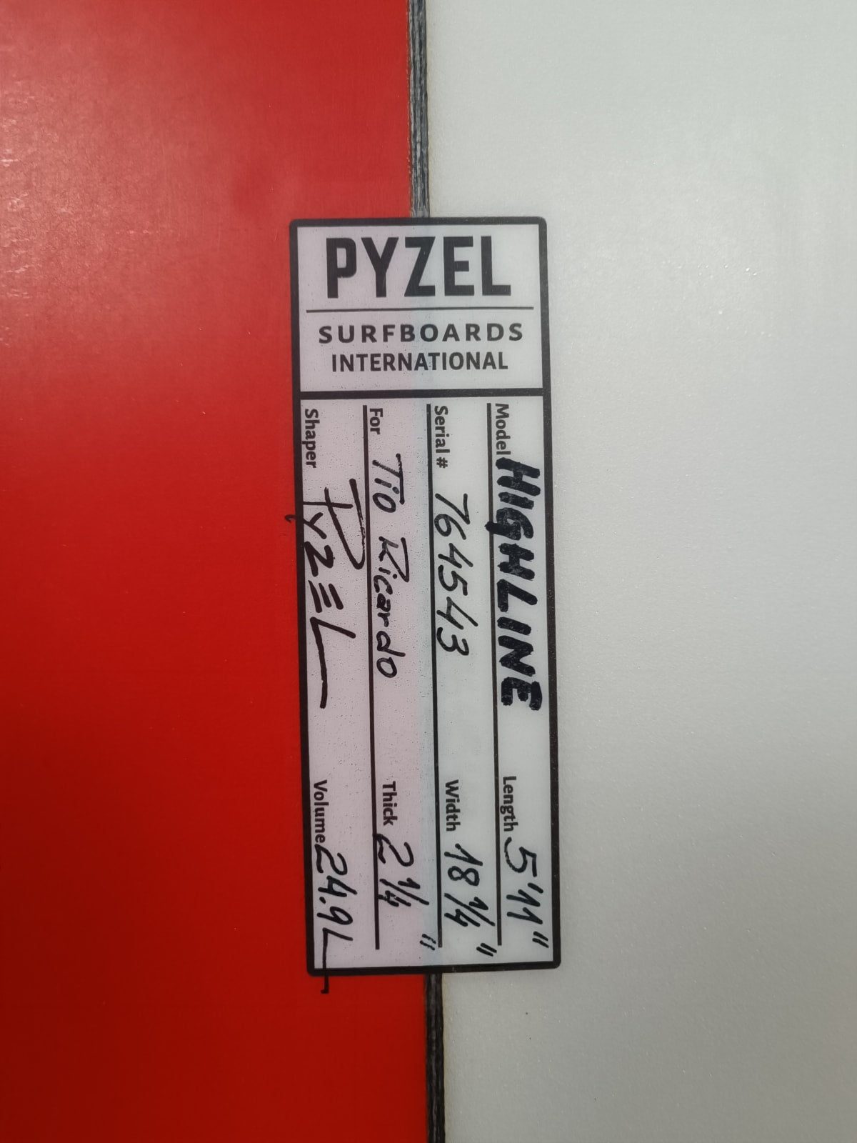 Pyzel Highline  5'11'' | 24.9 L, photo 3