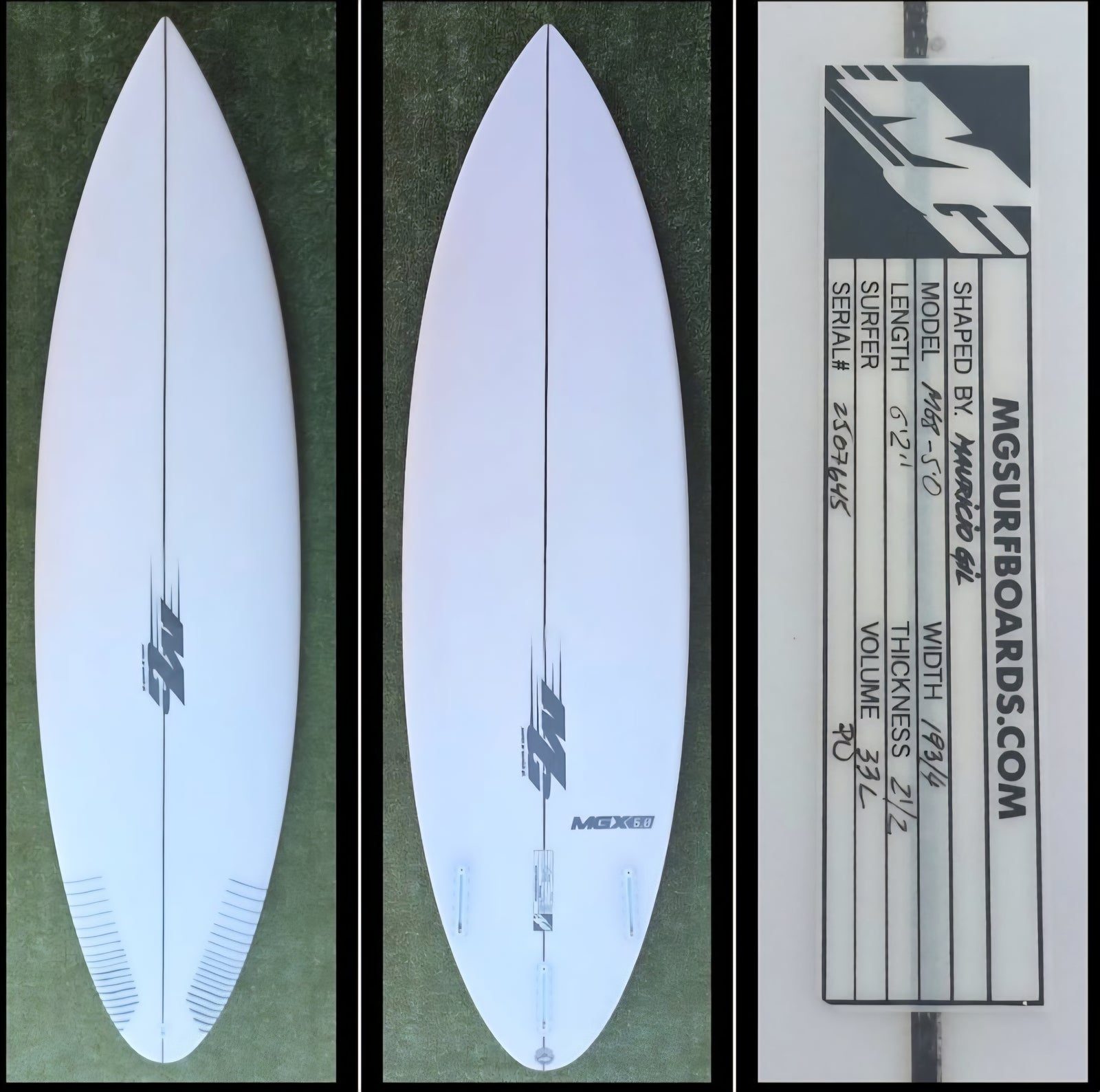 6'2 MG MGX5.0 Model